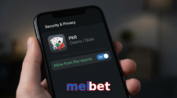 Game list for Melbet apk section
